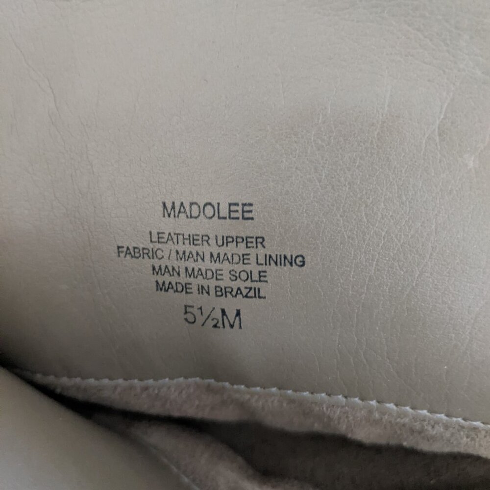 Vince Camuto Madolee Over The Knee Taupe Suede Leather Boots Women's Sz. 5.5 - Picture 7 of 9